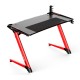 DXRACER E-SPORTS GAMING DESK - BLACK/RED 