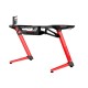 DXRACER E-SPORTS GAMING DESK - BLACK/RED 