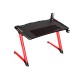 DXRACER E-SPORTS GAMING DESK - BLACK/RED 