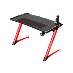 DXRACER E-SPORTS GAMING DESK - BLACK/RED 