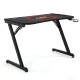 HAIWEI HJ-8036D SUPER Z CARBON FIBER SURFACE MULTIFUNCTIONAL COMPUTER DESK - BLACK 