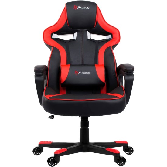 AROZZI MILANO ERGONOMIC COMPUTER GAMING/OFFICE CHAIR WITH SWIVEL - RED