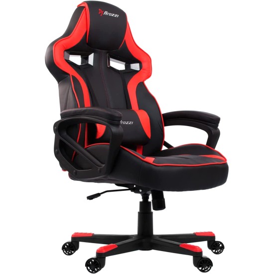 AROZZI MILANO ERGONOMIC COMPUTER GAMING/OFFICE CHAIR WITH SWIVEL - RED