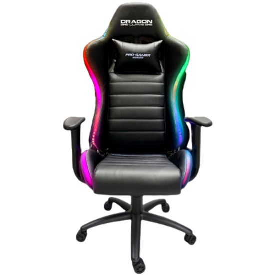 DRAGON WAR GC-015 RGB LIGHTING EFFECT GAMING CHAIR - BLACK