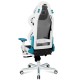 DXRACER AIR D7200 MESH GAMING CHAIR MODULAR OFFICE CHAIR - WHITE/CYAN