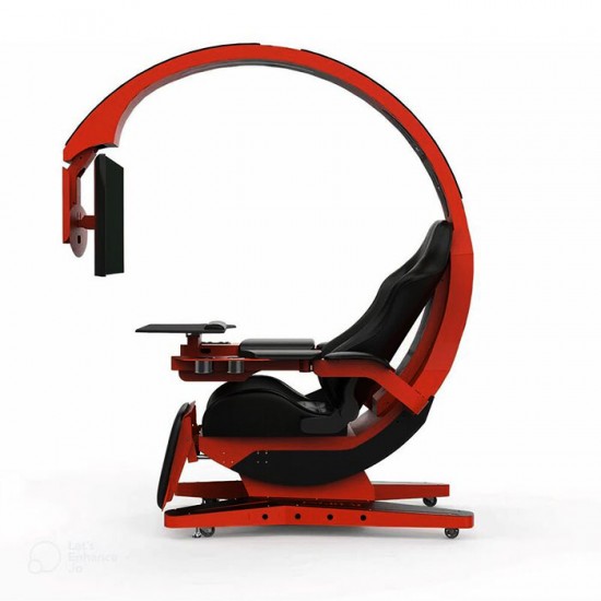 DXRACER-INGREM CODING POD 2.0 ZERO GRAVITY ALL-IN-ONE COMPUTER SEAT E-SPORTS GAME COCKPIT PRE ORDER- RED/BLACk