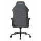 DXRACER GC-XLCF23FBE-BG CRAFT PRO SERIES UPHOLSTERY EPU LEATHERETTE 4D ARMREST GAMING CHAIR - BLACK GREY PLUS/XL