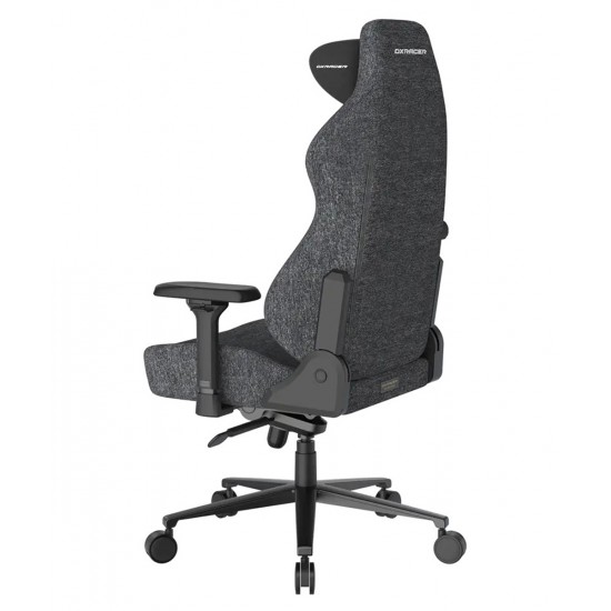 DXRACER GC-XLCF23FBE-BG CRAFT PRO SERIES UPHOLSTERY EPU LEATHERETTE 4D ARMREST GAMING CHAIR - BLACK GREY PLUS/XL