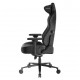 DXRACER GC-LCF23LTA-N CRAFT PRO SERIES UPHOLSTERY EPU LEATHERETTE 4D ARMREST GAMING CHAIR - BLACK PLUS/XL