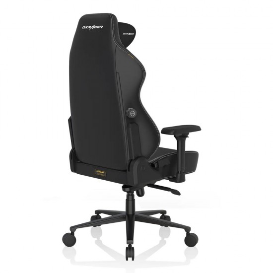 DXRACER GC-LCF23LTA-N CRAFT PRO SERIES UPHOLSTERY EPU LEATHERETTE 4D ARMREST GAMING CHAIR - BLACK REGULAR/L