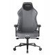 DXRACER GC-XLCF23LTA-G CRAFT PRO SERIES UPHOLSTERY EPU LEATHERETTE 4D ARMREST GAMING CHAIR - GREY PLUS/XL