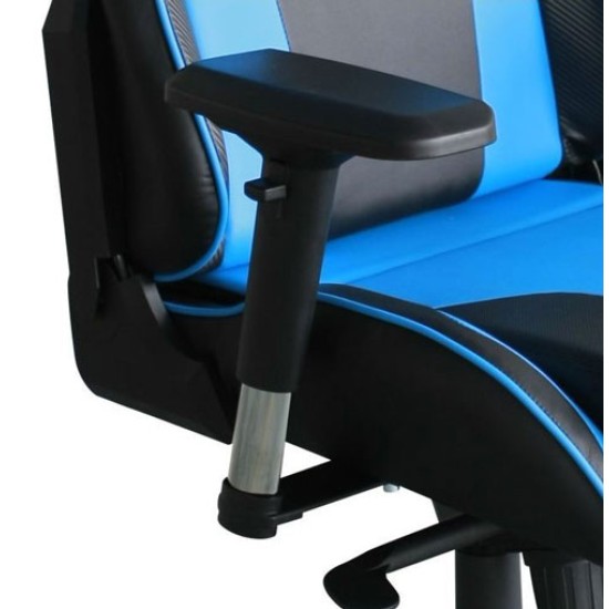 DXRACER KING SERIES MODULAR GAMING CHAIR EXTRA WIDE SEAT LARGE BACKRET - BLUE/BLACK