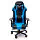 DXRACER KING SERIES MODULAR GAMING CHAIR EXTRA WIDE SEAT LARGE BACKRET - BLUE/BLACK