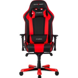 DXRACER KING SERIES MODULAR  GAMING CHAIR EXTRA WIDE SEAT LARGE BACKRET - RED/BLACK