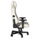 DXRACER MASTER SERIES I238S EPU LEATHERETTE ADJUSTABLE HEADREST 4D ARMREST LUMBAR SUPPORT GAMING CHAIR - WHITE