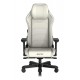 DXRACER MASTER SERIES I238S EPU LEATHERETTE ADJUSTABLE HEADREST 4D ARMREST LUMBAR SUPPORT GAMING CHAIR - WHITE