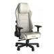 DXRACER MASTER SERIES I238S EPU LEATHERETTE ADJUSTABLE HEADREST 4D ARMREST LUMBAR SUPPORT GAMING CHAIR - WHITE