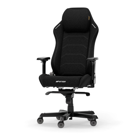 DXRACER MASTER SERIES XL ERGONOMIC WOVEN FABRIC UPHOLSTERY 4D LUMBAR MODULAR MESH SEAT FRAME GAMING CHAIR - BLACK
