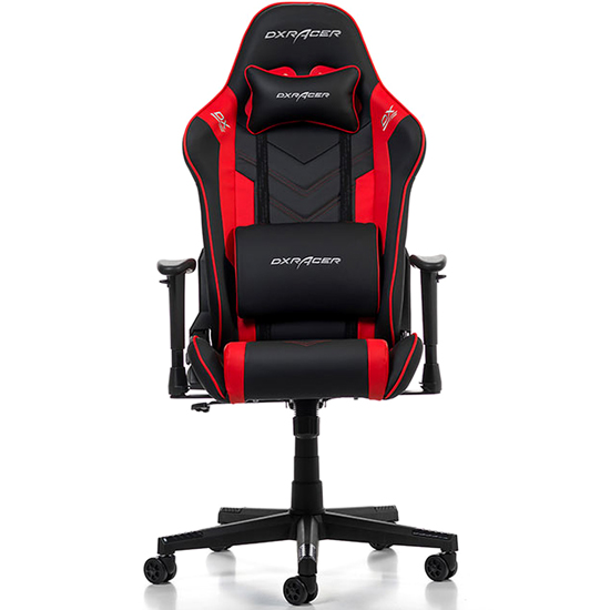 DXRACER PRINCE SERIES P132 GAMING CHAIR - BLACK/RED 