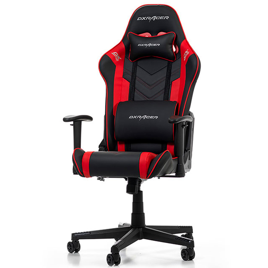 DXRACER PRINCE SERIES P132 GAMING CHAIR - BLACK/RED 