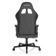 DXRACER PRINCE SERIES P132 1D ARMRESTS WITH SOFT SURFACE PVC LEATHER GAMING CHAIR - BLACK/ WHITE