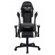 DXRACER PRINCE SERIES P132 1D ARMRESTS WITH SOFT SURFACE PVC LEATHER GAMING CHAIR - BLACK/ WHITE