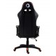 GAMEON GO-BC4D-BO GAMING CHAIR WITH ADJUSTABLE 2D ARMREST AND FOOT REST - ORANGE/BLACK