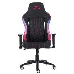 REDRAGON BURNOUT ERGONOMIC PVC LEATHER RECLINING 2D ADJUSTABLE ARMREST HEAVY DUTY METAL BASED PU PADDED GAMING CHAIR – BLACK/PINK