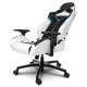 REDRAGON ASSASIN ERGONOMIC MOULD FOAM PVC LEATHER SOFT PADDED 3D ARMREST BUTTERFLY MECHANISIM HEAVY DUTY GAMING CHAIR – BLACK/WHITE