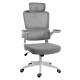 REDRAGON HELA ERGONOMIC HEIGHT AND TILT ADJUSTMENT MICROFIBER FLIP UP ARMREST RECLINING INTEGRATED LUMBAR AND HEAD SUPPORT OFFICE CHAIR – WHITE