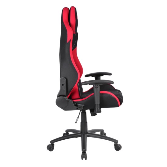 REDRAGON HETH ERGONOMIC MEMORY FOAM 2D RECLIBNE BREATHABLE FABRIC UP TO 130KG LUMBAR AND HEAD SUPPORT GAMING CHAIR – BLACK/RED