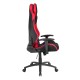 REDRAGON HETH ERGONOMIC MEMORY FOAM 2D RECLIBNE BREATHABLE FABRIC UP TO 130KG LUMBAR AND HEAD SUPPORT GAMING CHAIR – BLACK/RED