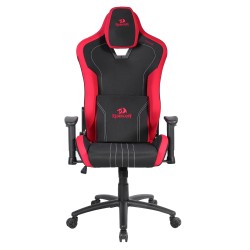 REDRAGON HETH ERGONOMIC MEMORY FOAM 2D RECLIBNE BREATHABLE FABRIC UP TO 130KG LUMBAR AND HEAD SUPPORT GAMING CHAIR – BLACK/RED
