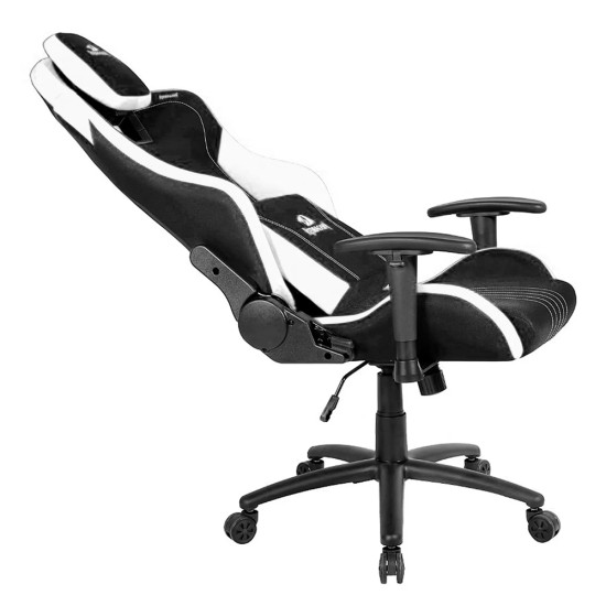 REDRAGON HETH ERGONOMIC MEMORY FOAM 2D RECLIBNE BREATHABLE FABRIC UP TO 130KG LUMBAR AND HEAD SUPPORT GAMING CHAIR – BLACK/WHITE