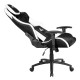REDRAGON HETH ERGONOMIC MEMORY FOAM 2D RECLIBNE BREATHABLE FABRIC UP TO 130KG LUMBAR AND HEAD SUPPORT GAMING CHAIR – BLACK/WHITE