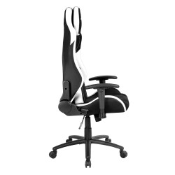 REDRAGON HETH ERGONOMIC MEMORY FOAM 2D RECLIBNE BREATHABLE FABRIC UP TO 130KG LUMBAR AND HEAD SUPPORT GAMING CHAIR – BLACK/WHITE