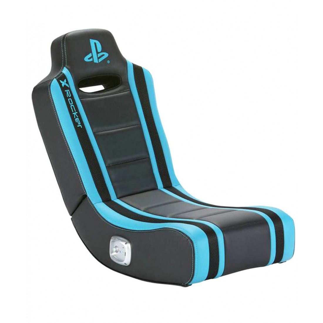 X-ROCKER SONY PLAYSTATION GEIST 2.0 FLOOR ROCKER GAMING CHAIR - BLACK/BLUE
