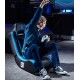 X-ROCKER SONY PLAYSTATION GEIST 2.0 FLOOR ROCKER GAMING CHAIR - BLACK/BLUE