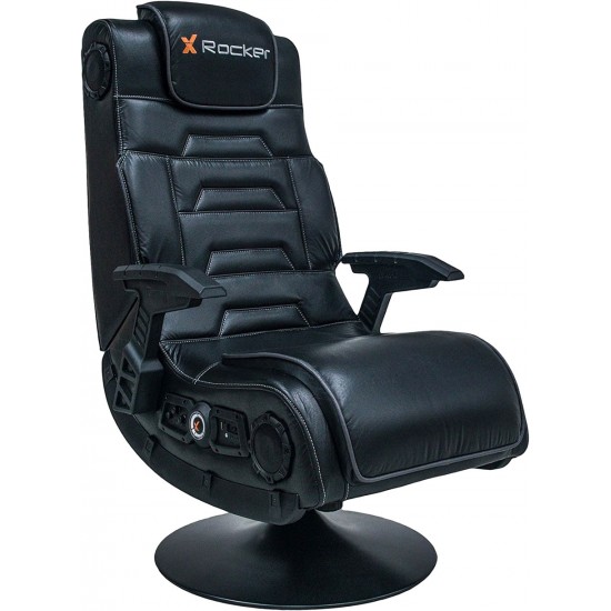 X-ROCKER X-PRO 4.1 PEDESTAL VIDEO GAMING CHAIR COMFY FOLDING GAME PLAYER WITH AUDIO WIRELESS SPEAKER