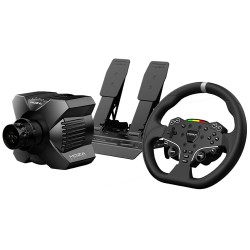 MOZA RACING R3 DIRECT DRIVE BUNDLE WITH 3.9NM DD WHEELBASE, ES LITE STEERING WHEEL, SR-P LITE PEDALS & TABLE CLAMP RACING WHEELS AND PEDALS FOR PC