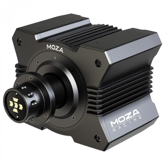 MOZA RACING R5 DIRECT DRIVE RACING BUNDLE FOR PC WITH 5.5NM DD WHEELBASE, ES LEATHER STEERING WHEEL, SR-P LITE PEDALS & TABLE CLAMP RACING SIMULATOR