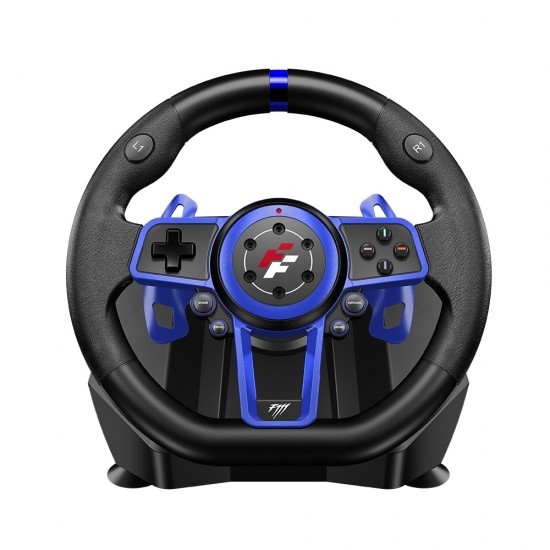  FLASHFIRE SUZUKA WHEEL F111 SET WITH CLUTCH PEDALS AND H-SHIFTER FOR PC, PS3, PS4, PS5 XBOX 360, XBOX ONE, AND NINTENDO SWITCH GEARBOX GAMING STEERING WHEEL