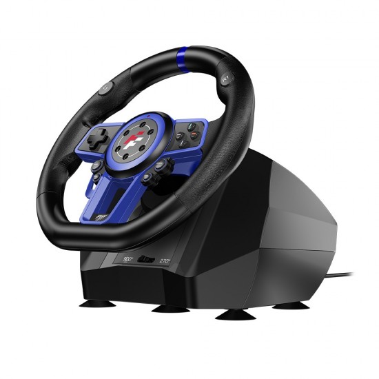  FLASHFIRE SUZUKA WHEEL F111 SET WITH CLUTCH PEDALS AND H-SHIFTER FOR PC, PS3, PS4, PS5 XBOX 360, XBOX ONE, AND NINTENDO SWITCH GEARBOX GAMING STEERING WHEEL