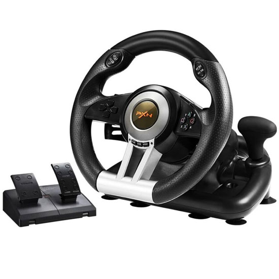 PXN V3 PRO RACING GAME STEERING WHEEL 180° FOR PC/PS3/PS4/XBOX ONE/XBOX 360/NINTENDO SWITCH