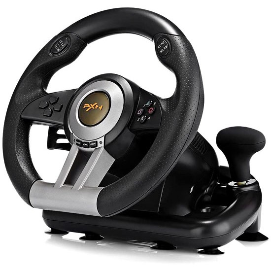 PXN V3 PRO RACING GAME STEERING WHEEL 180° FOR PC/PS3/PS4/XBOX ONE/XBOX 360/NINTENDO SWITCH 