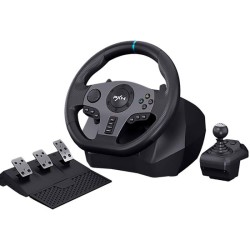 PXN V9 STEERING WHEEL PC GAMING RACING WHEEL DRIVING WHEEL VOLANTE PC 270/900 DEGREE VIBRATION AND SHIFTER WITH PEDALS FOR PC XBOX NINTENDO SWITCH PS3 AND PS4