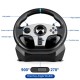 PXN V9 STEERING WHEEL PC GAMING RACING WHEEL , DRIVING WHEEL VOLANTE PC 270/900 DEGREE VIBRATION AND SHIFTER WITH PEDALS FOR PC,XBOX,NINTENDO SWITCH,PS3,PS4,XBOX SERIES S/X 