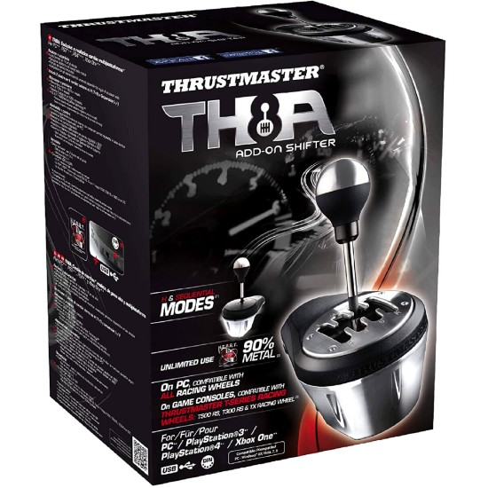 THRUSTMASTER TH8A ADD-ON GEAR SHIFTER 90% COMPATIBLE WITH PC/PS/XBOX