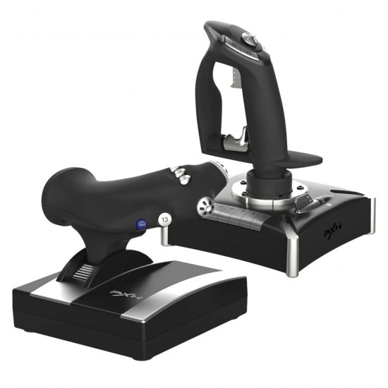 PXN 2119PRO THROTTLE SYSTEM FOR PC, PS4 & XBOX ONE / SERIES FLIGHT SIMULATION JOYSTICK - BLACK