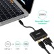 CHOETECH HUB M17 2 IN 1 USB-C ADAPTER ( USB-C TO HDMI + VGA ADAPTER ) 